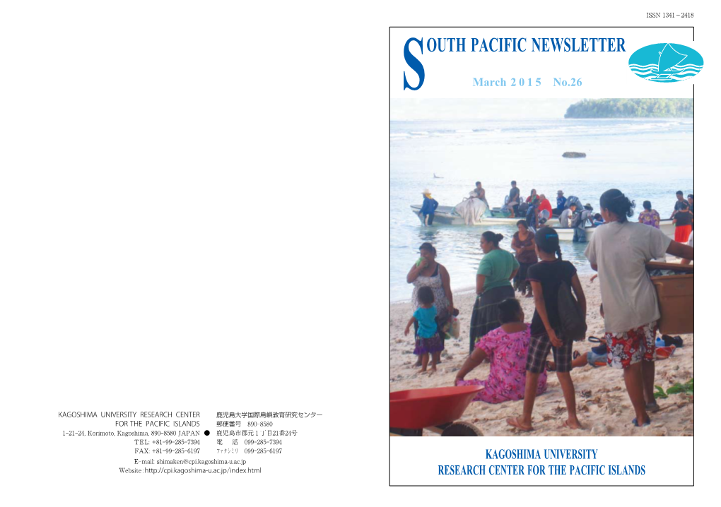 Outh Pacific Newsletter