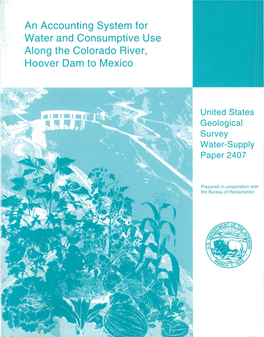 An Accounting System for Water and Consumptive Use Along the Colorado River, Hoover Dam to Mexico