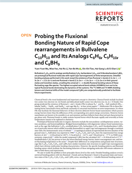 Probing the Fluxional Bonding Nature of Rapid Cope Rearrangements In