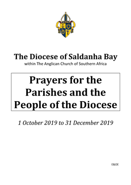 Prayers for the Parishes and the People of the Diocese