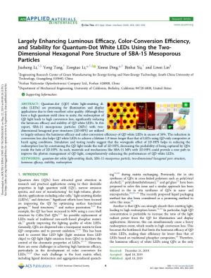 Largely Enhancing Luminous Efficacy, Color-Conversion