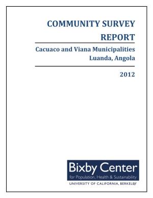Angola Community Level Assessment Report