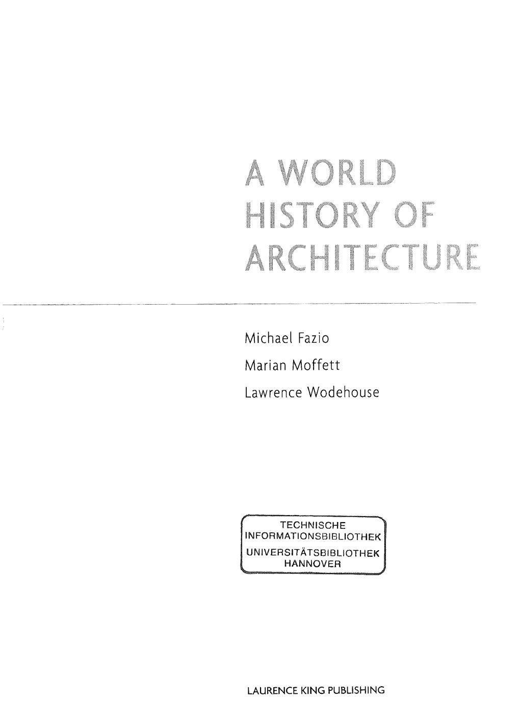 A World History of Architecture