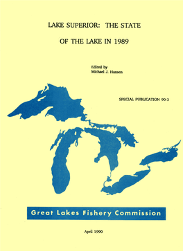 Lake Superior: the State of the Lake in 1989