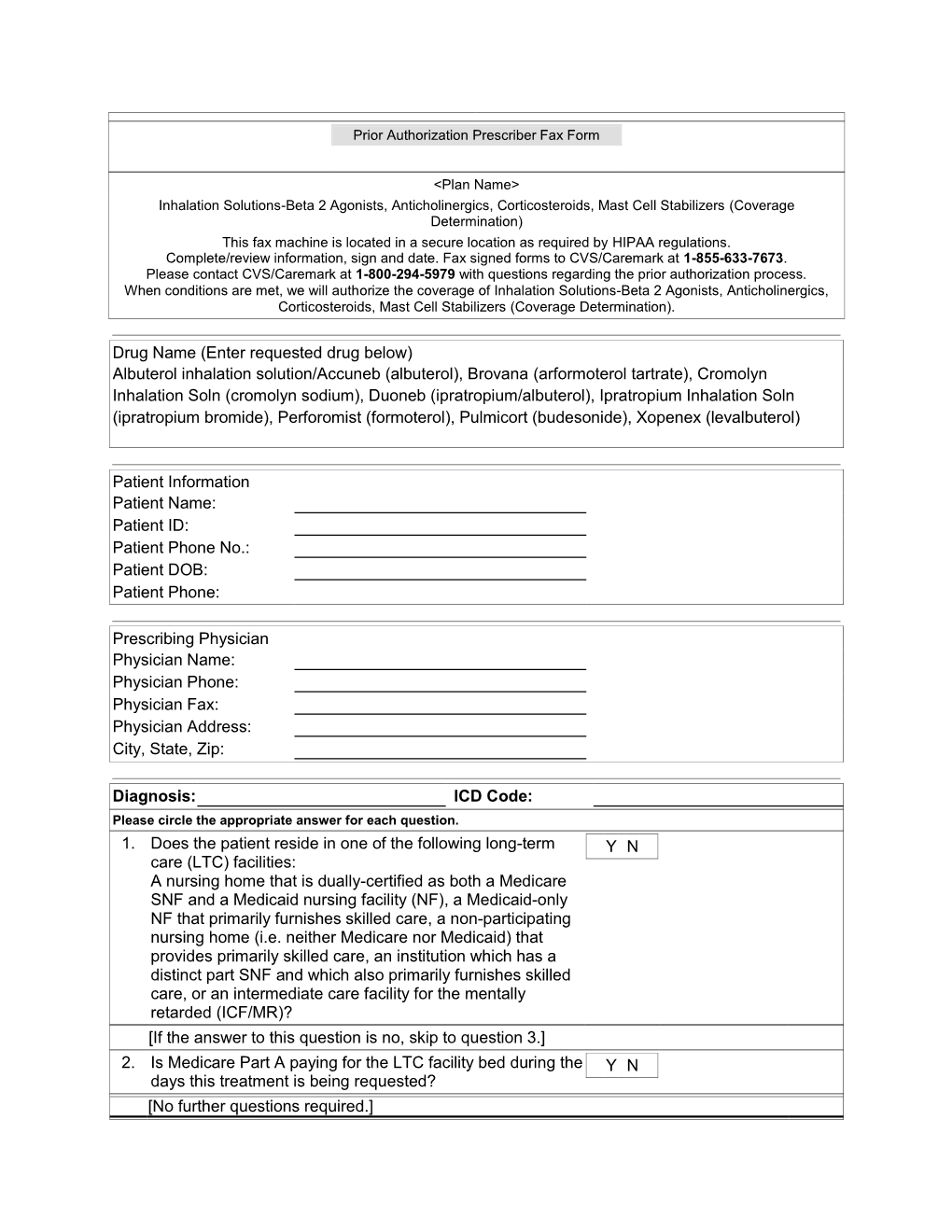 Inhalation Solutions-Beta 2 Agonists, Anticholinergics, Corticosteroids