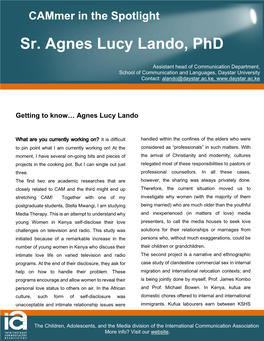 Agnes Lucy Lando, Phd