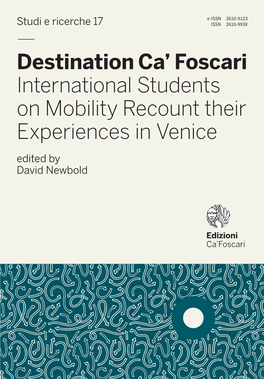 Destination Ca' Foscari International Students on Mobility Recount Their