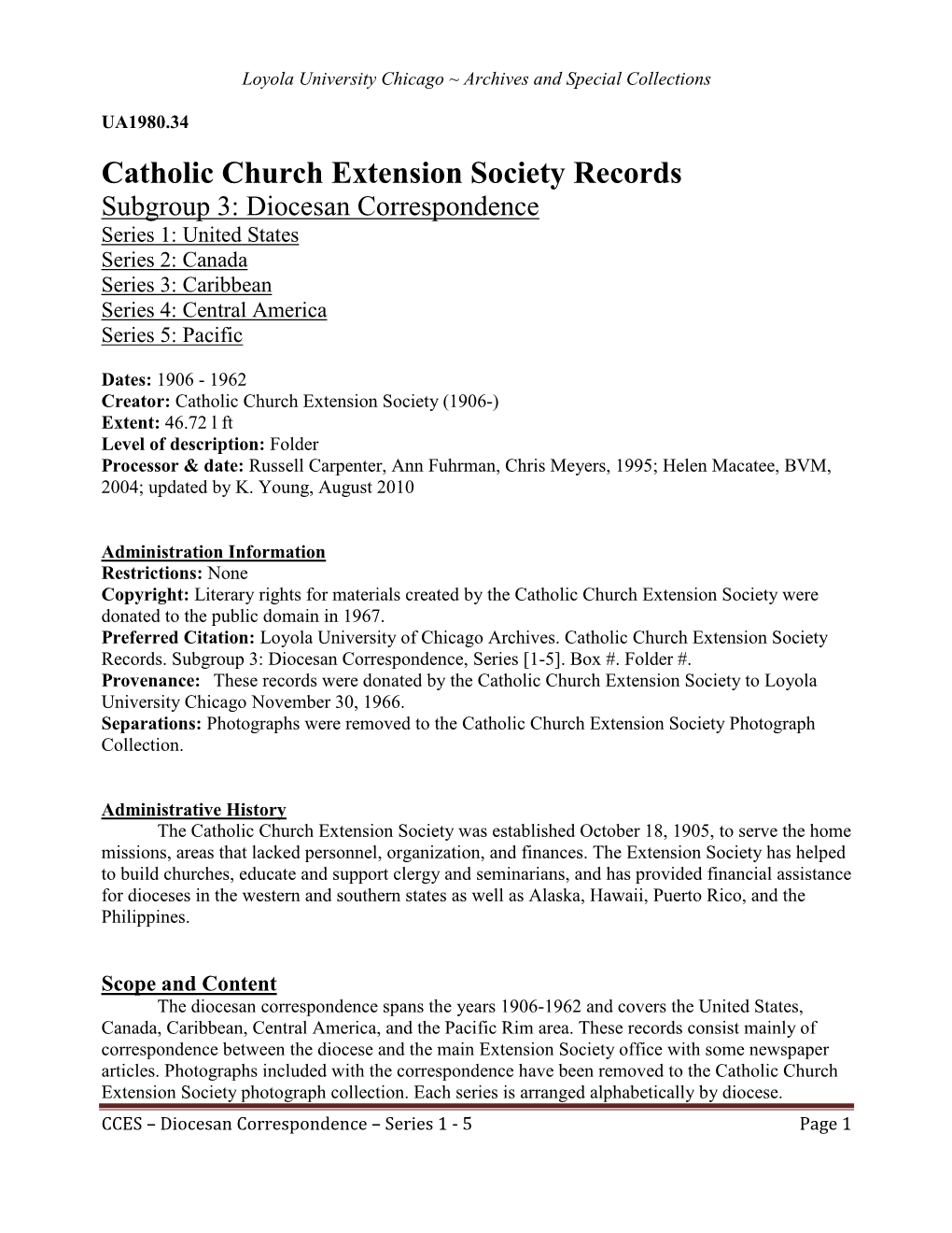 Catholic Church Extension Society