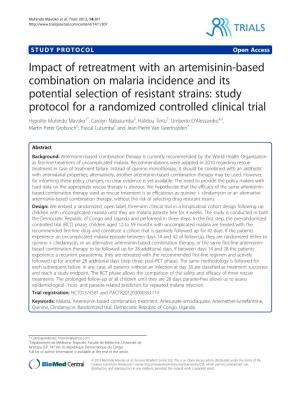 Impact of Retreatment with an Artemisinin-Based Combination On