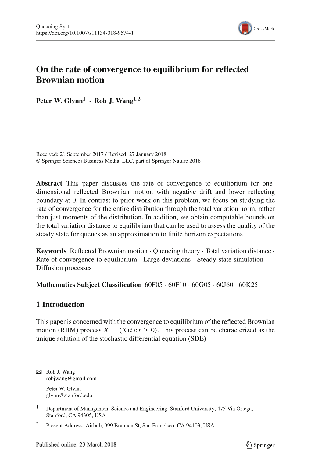 On the Rate of Convergence to Equilibrium for Reflected Brownian