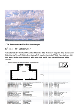 Landscapes from Permanent Collection June