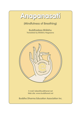 Anapanasati (Mindfulness of Breathing)