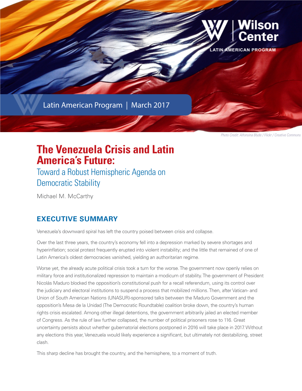 The Venezuela Crisis and Latin America's Future