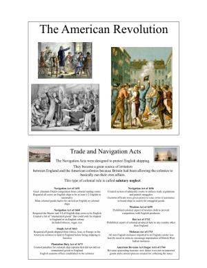 The American Revolution Presentation