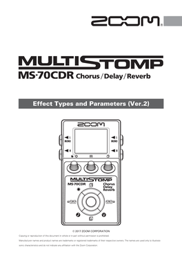 MS-70CDR Effects List (Ver.2)