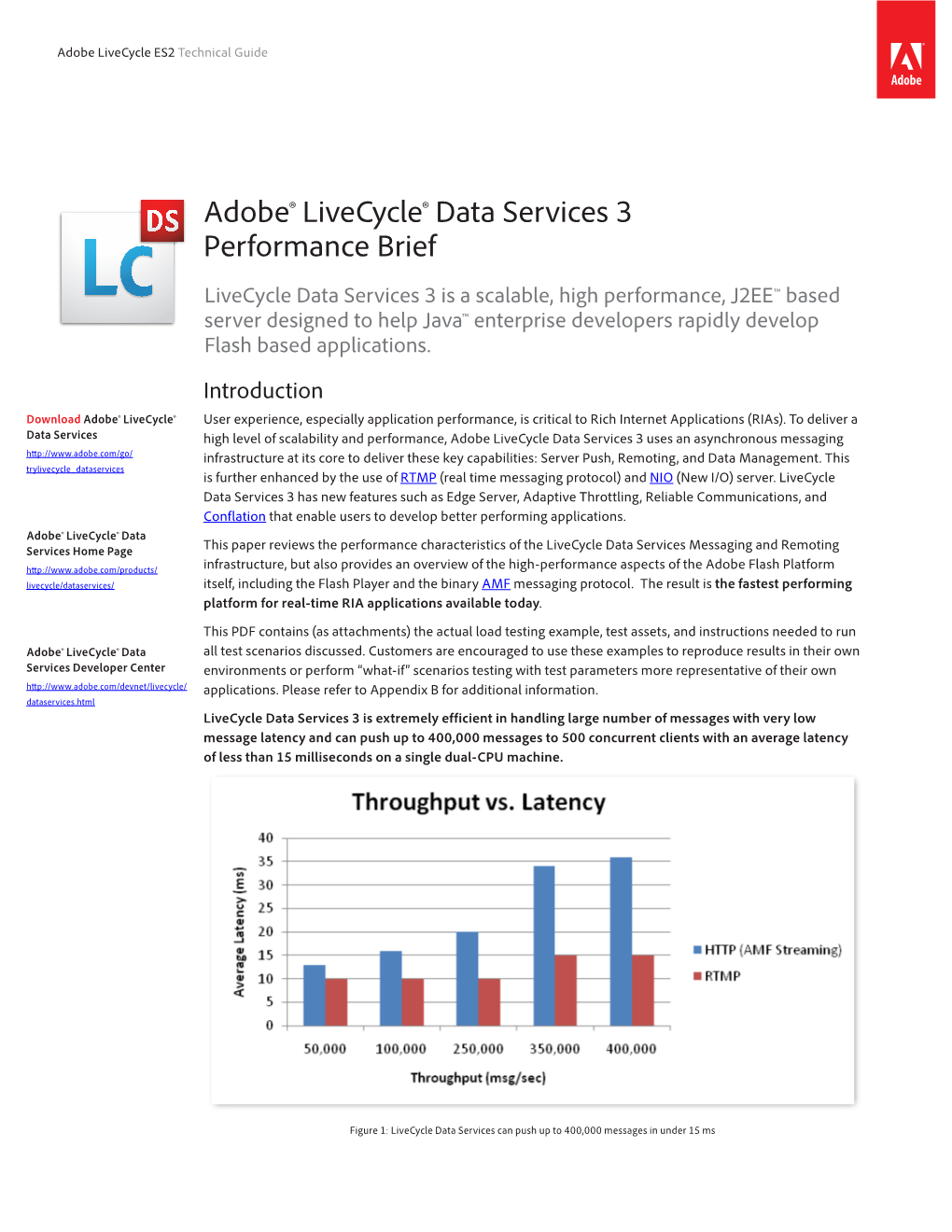 Adobe® Livecycle® Data Services 3 Performance Brief