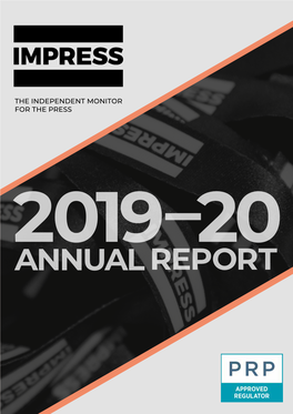 View/Download the IMPRESS 2019-20 Annual Report