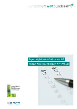 Expert Statement on the Environmental Impact Study on Npp Paks Ii