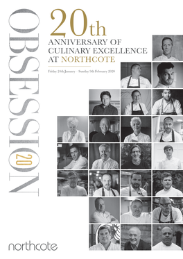 Anniversary of Culinary Excellence at Northcote