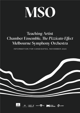 Teaching Artist Chamber Ensemble, the Pizzicato Effect Melbourne Symphony Orchestra