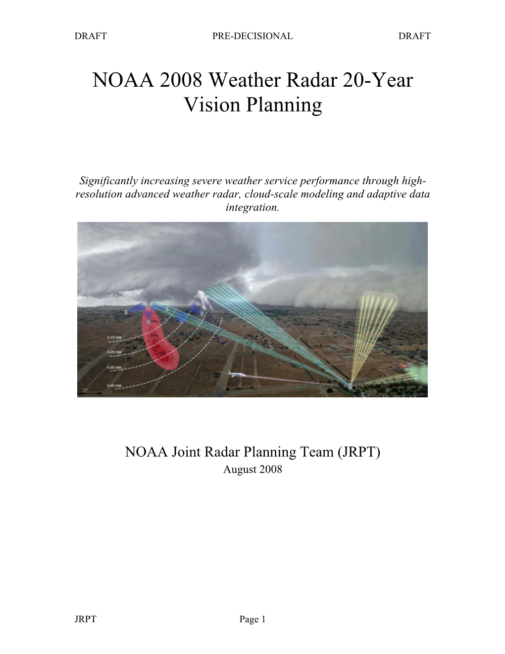 NOAA PPBES Wx Radar Plan 07Oct08 DM 2