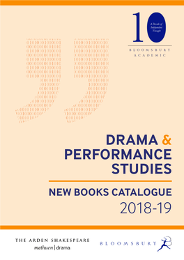 Drama & Performance Studies