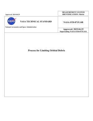 Process for Limiting Orbital Debris