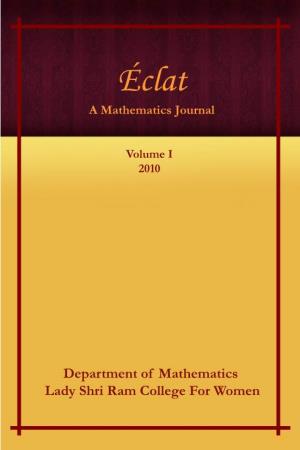 Éclat a Mathematics Journal