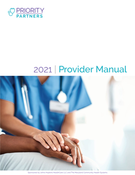 Priority Partners Provider Manual