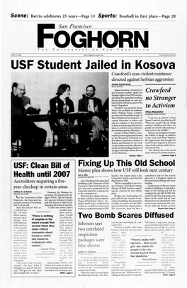 USF Student Jailed in Kosova