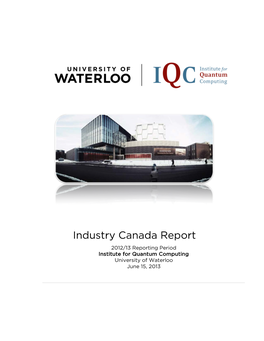 2013 Industry Canada Report