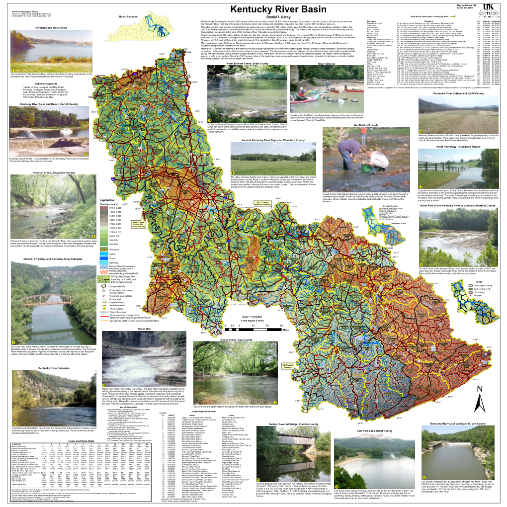 Kentucky River Basin LM UNIVERSITY of KENTUCKY, LEXINGTON Basin Location Daniel I