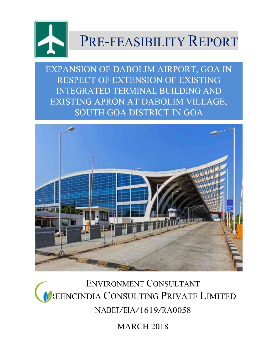 Pre-Feasibility Report