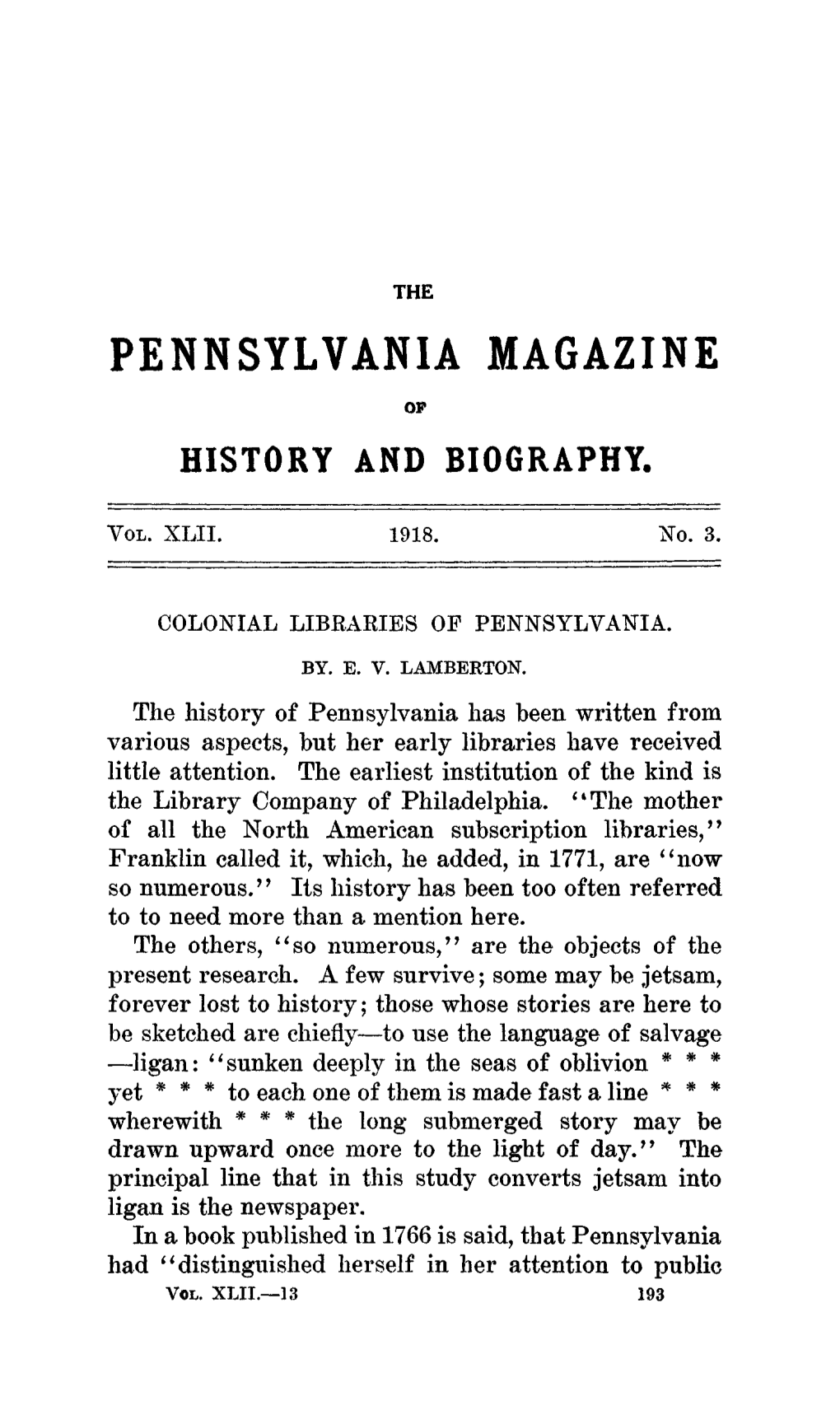 Pennsylvania Magazine