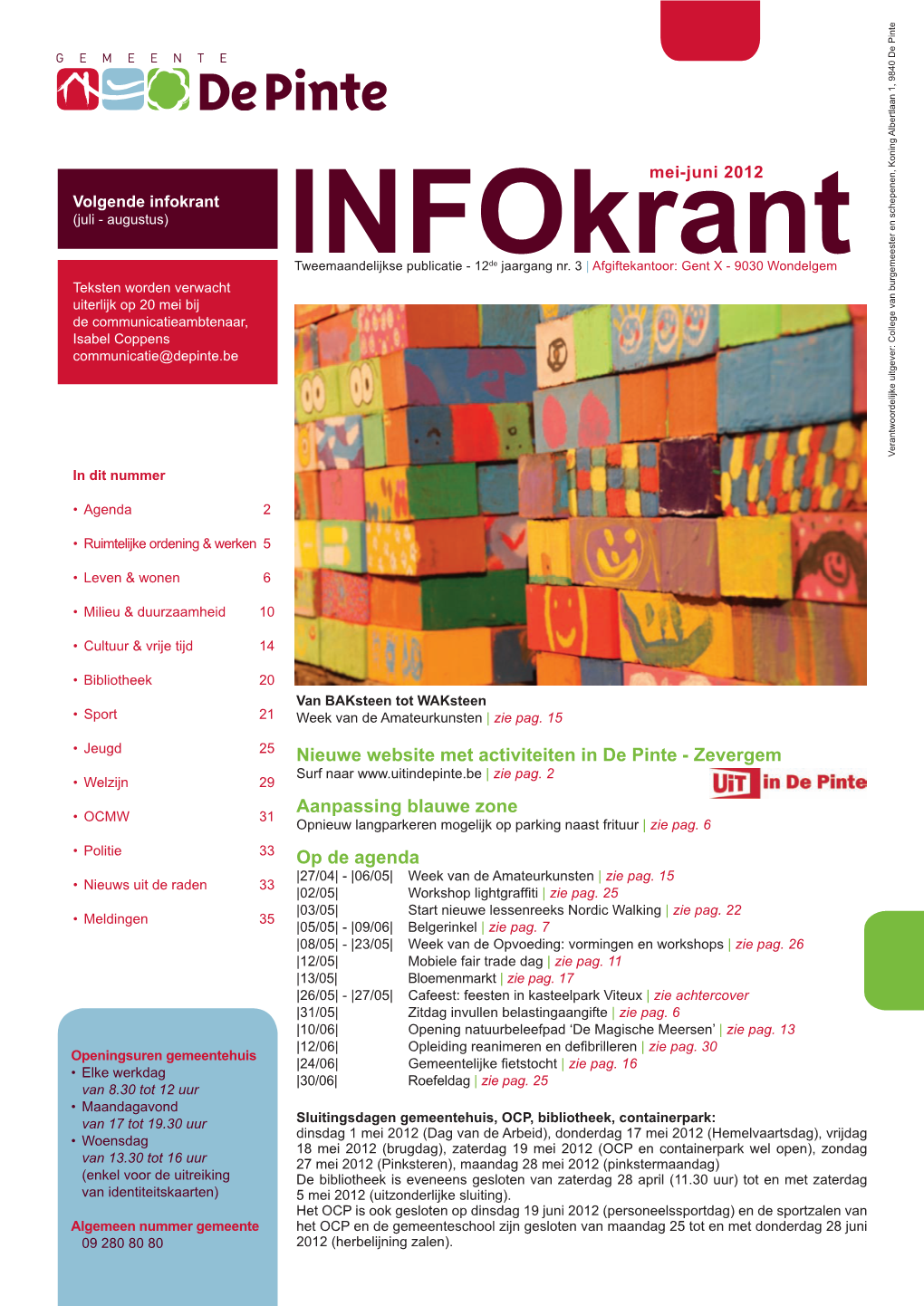 Infokrant (Juli - Augustus)