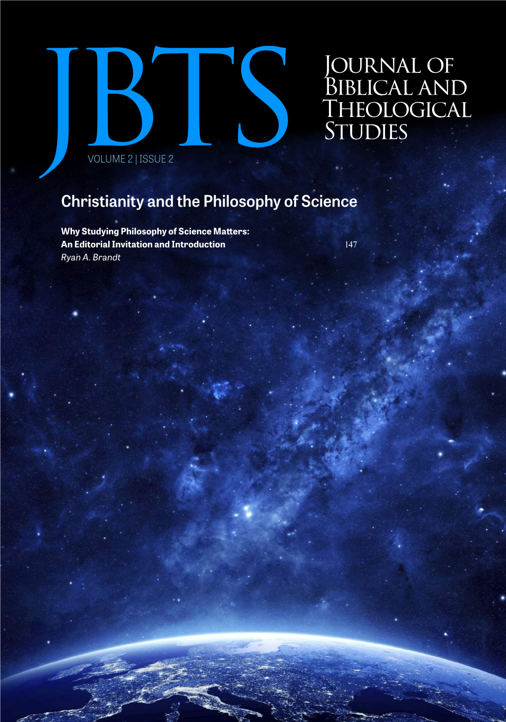 Why Studying Philosophy of Science Matters: an Editorial Invitation and Introduction 147 Ryan A