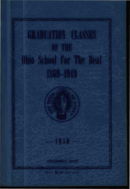 Ohio School for the Deaf 1869-1949