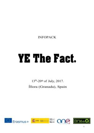 INFOPACK 13 -20Th of July, 2017. Íllora (Granada), Spain