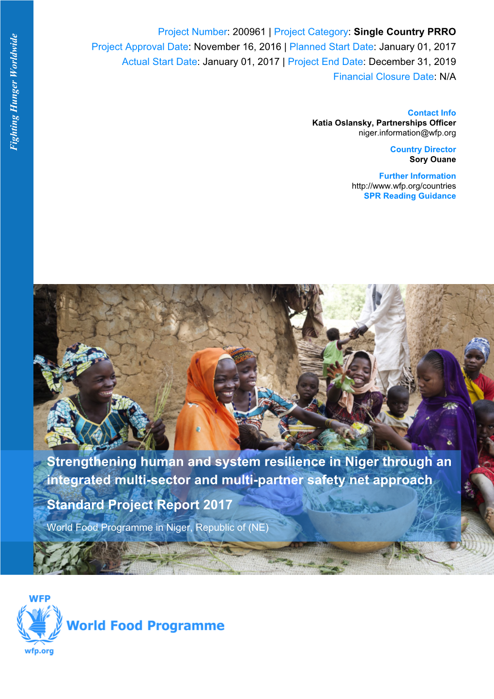 Strengthening Human and System Resilience in Niger Through An