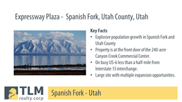 Spanish Fork Leasing Presentation