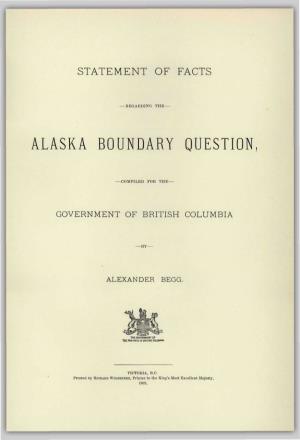 Alaska Boundary Question