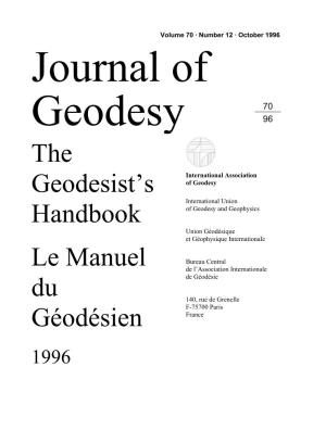 The Geodesist's Handbook 1996.Pdf