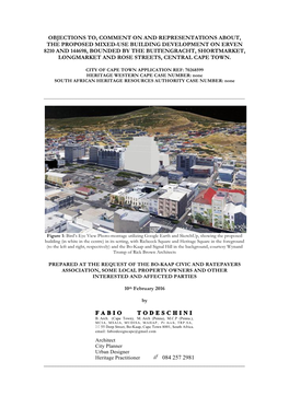 Monster Building Bo-Kaap Objections Comment And