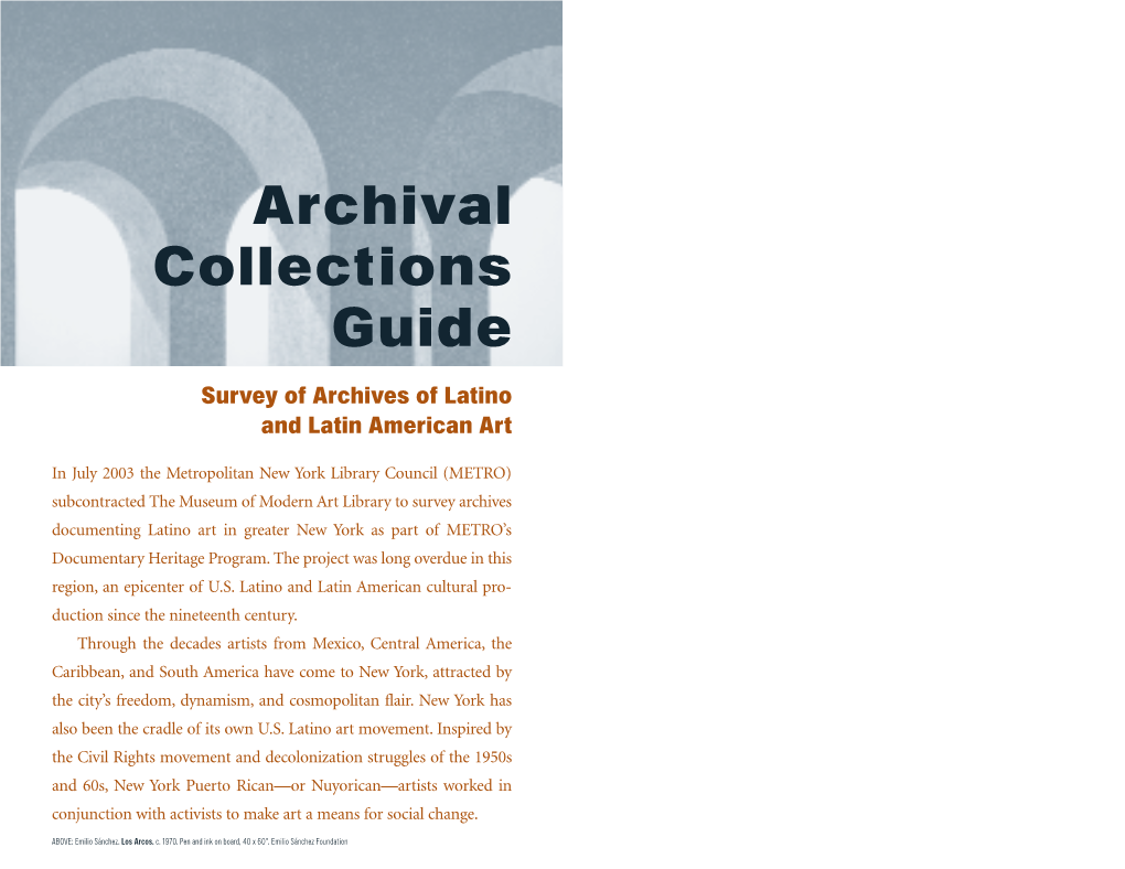 Archival Collections Guide