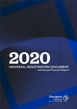 Peugeot Invest Universal Registration Document 2020