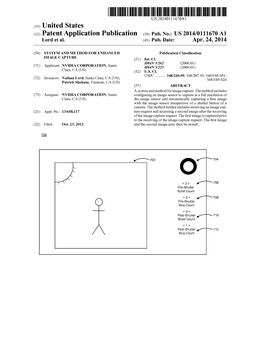 (12) Patent Application Publication (10) Pub. No.: US 2014/0111670 A1 Lord Et Al