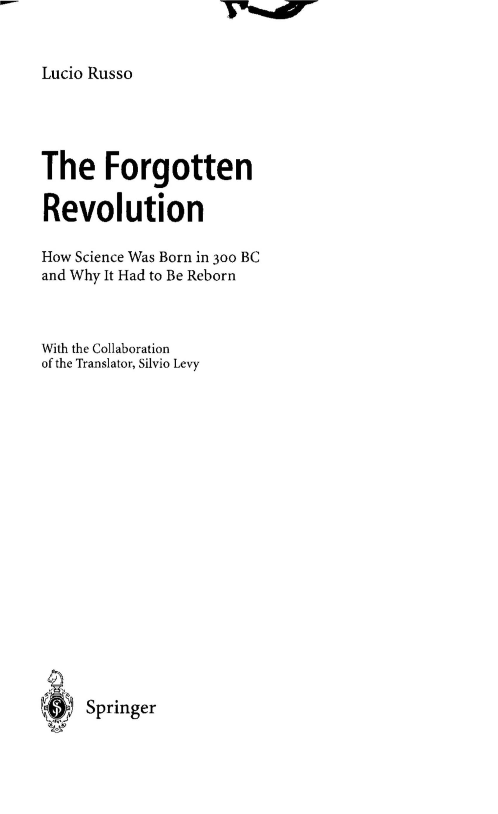 The Forgotten Revolution