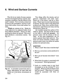 6. Wind and Surface Currents