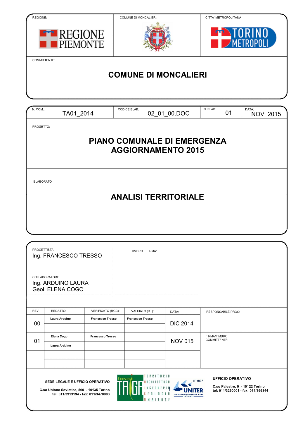 Comune Di Moncalieri: Citta‘ Metropolitana