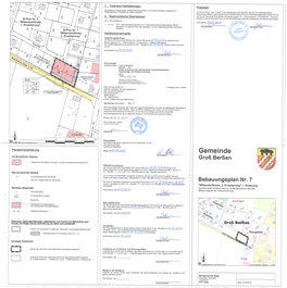 Gemeinde Groß Berßen Bebauungsplan Nr. 7 „Mittendorfsholz, 2